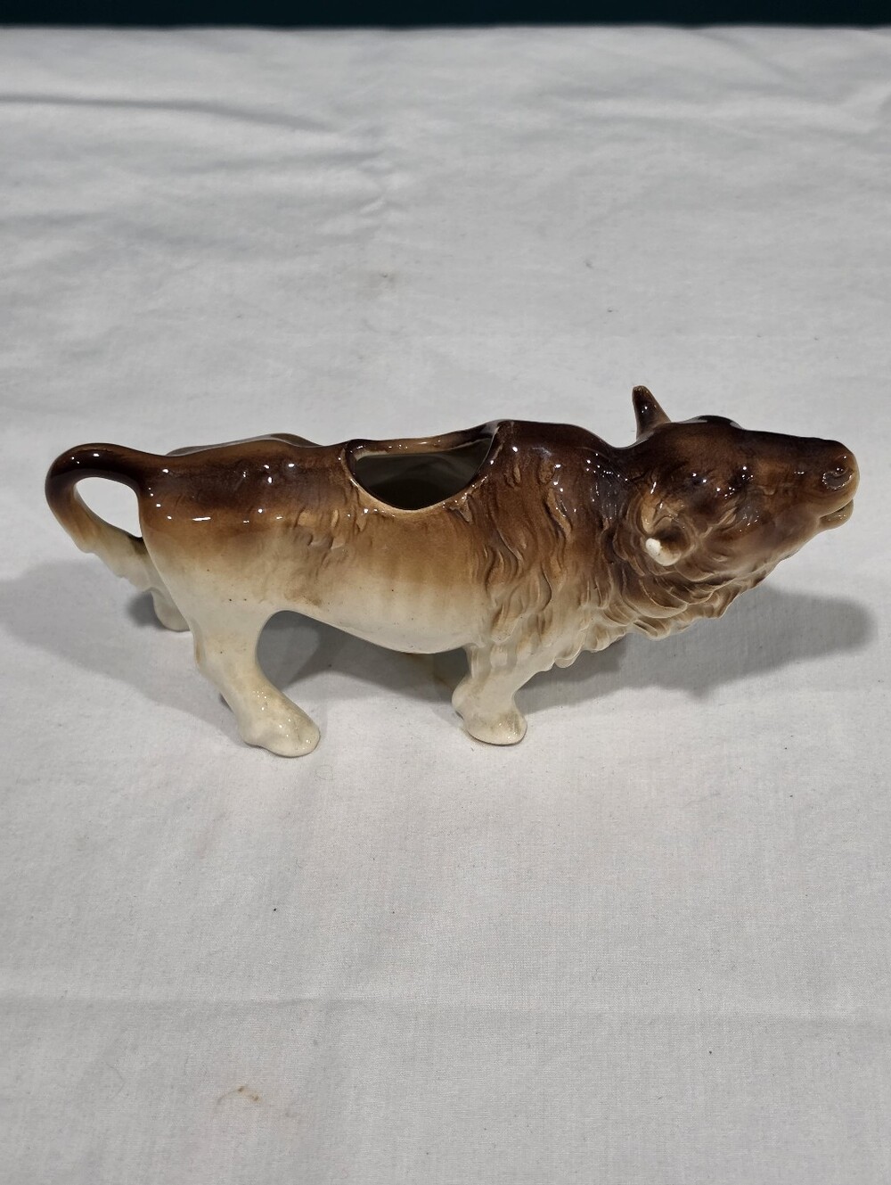 Vintage Made in Slovakia Ceramic Bull Cow Creamer